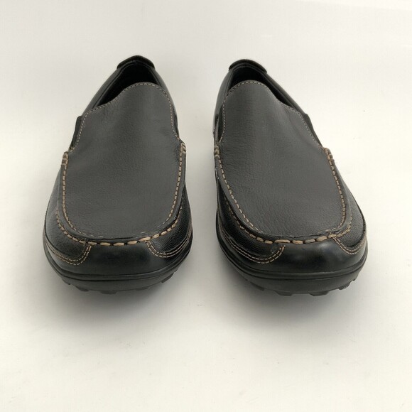 Cole Haan Loafers Men Size 10.5M Black Tucker Leather Slip-on Shoe India - Picture 4 of 13